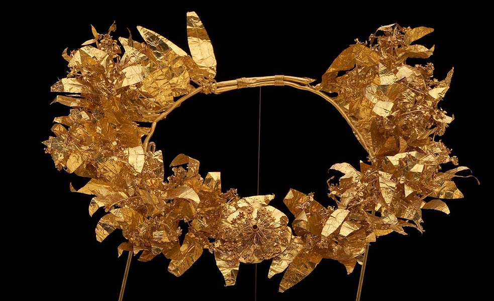 Goldkranz Archaeologisches Museum Thessaloniki 0002