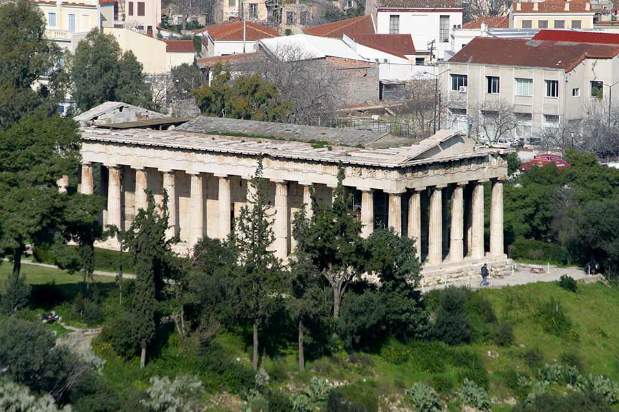 Hephaistos Tempel Athen 0005