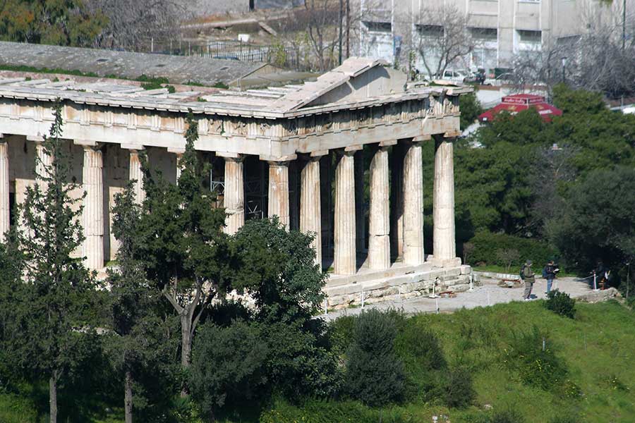 Hephaistos Tempel Athen 0007