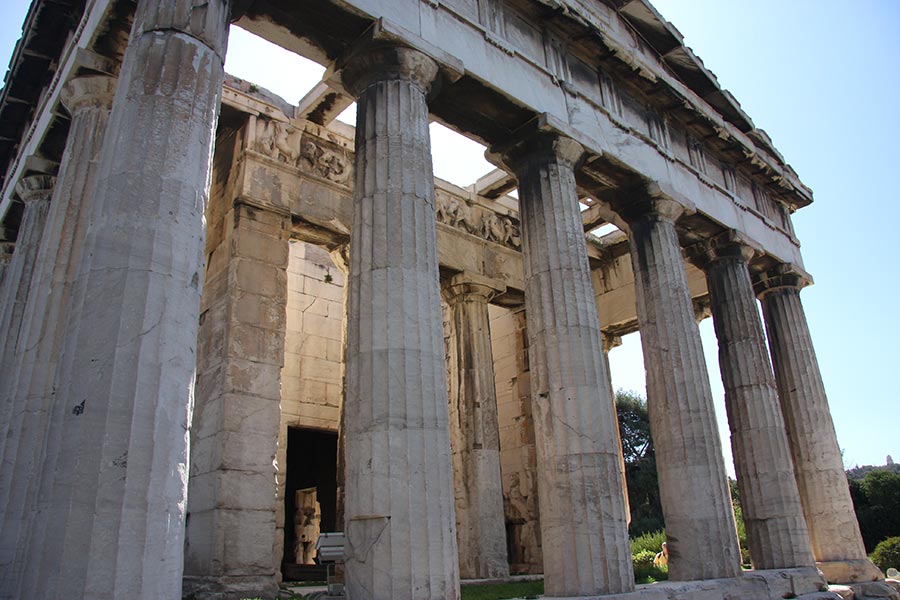 Hephaistos Tempel Athen 0019