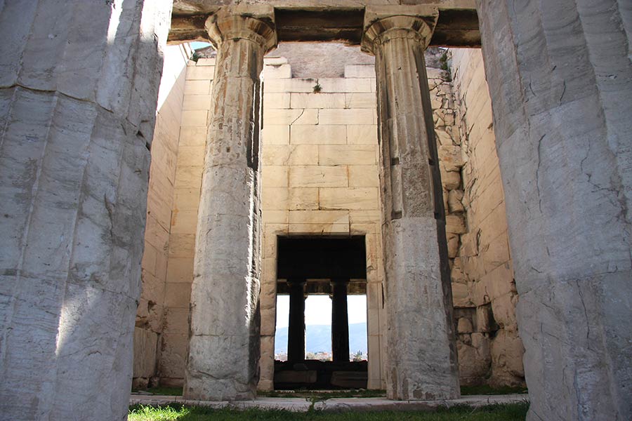 Hephaistos Tempel Athen 0021