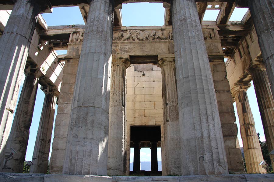Hephaistos Tempel Athen 0024