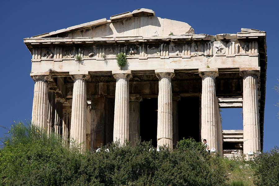Hephaistos Tempel Athen 0037