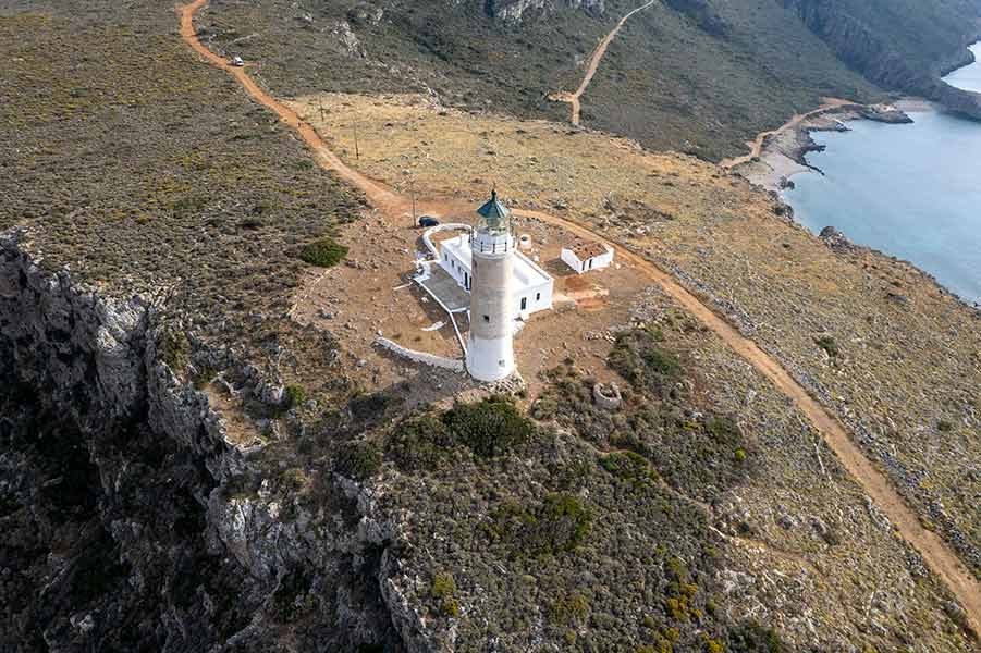 Moudari Leuchtturm Kap Spathi 0005