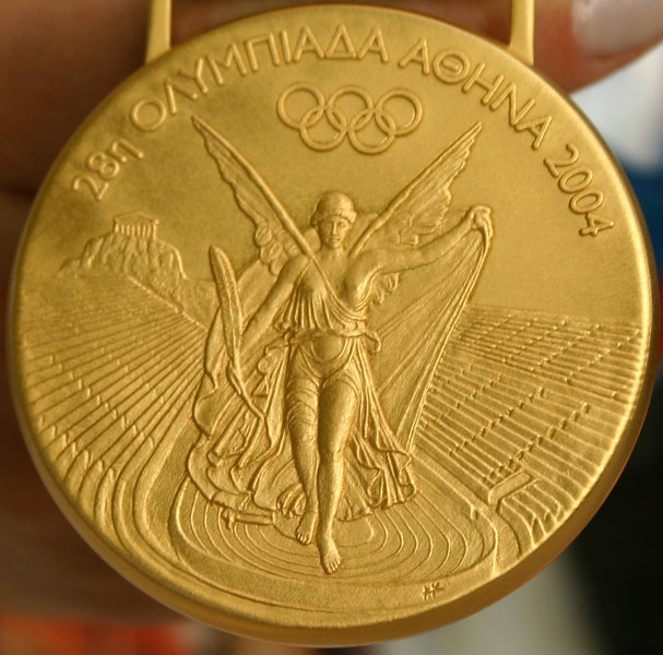 Olympisches Gold Olympische Spiele Athen 2004