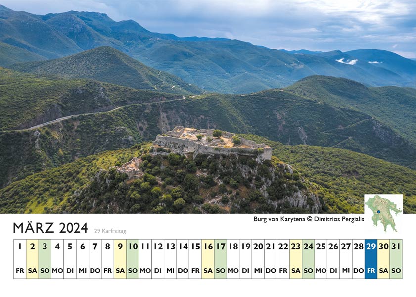 Peloponnes 2024 Kalender 0006