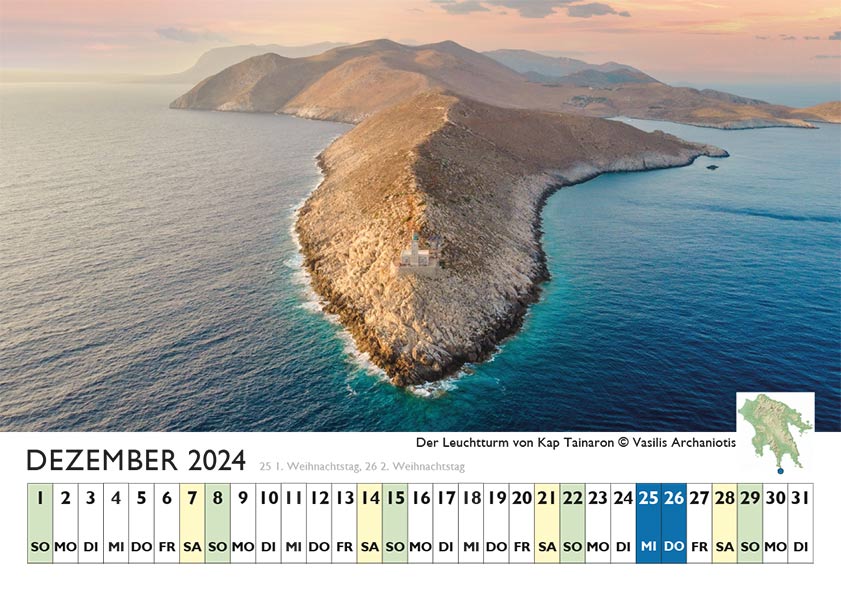 Peloponnes 2024 Kalender 0024