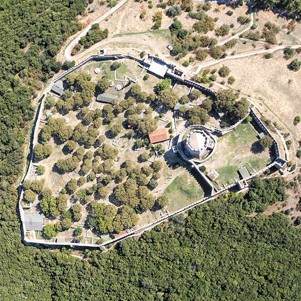 Platamonas Burg Luftaufnahmen 0004