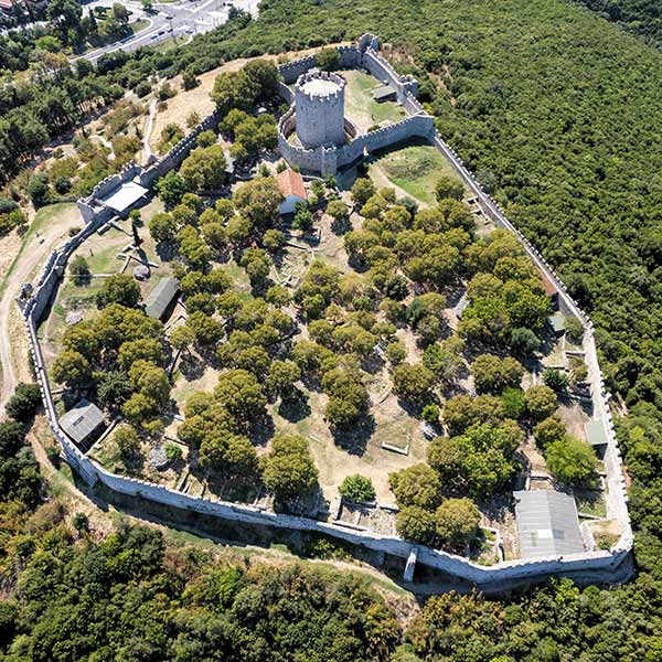 Platamonas Burg Luftaufnahmen 0007
